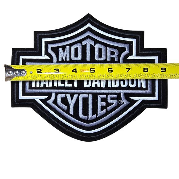Lot of 2 Harley Davidson Items:  One Large New 9x8 Patch, One New 5x4 Decal - Picture 4 of 7